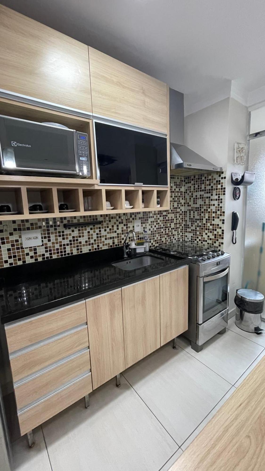 Apartamento Praia Das Asturias Гуаружа Екстер'єр фото
