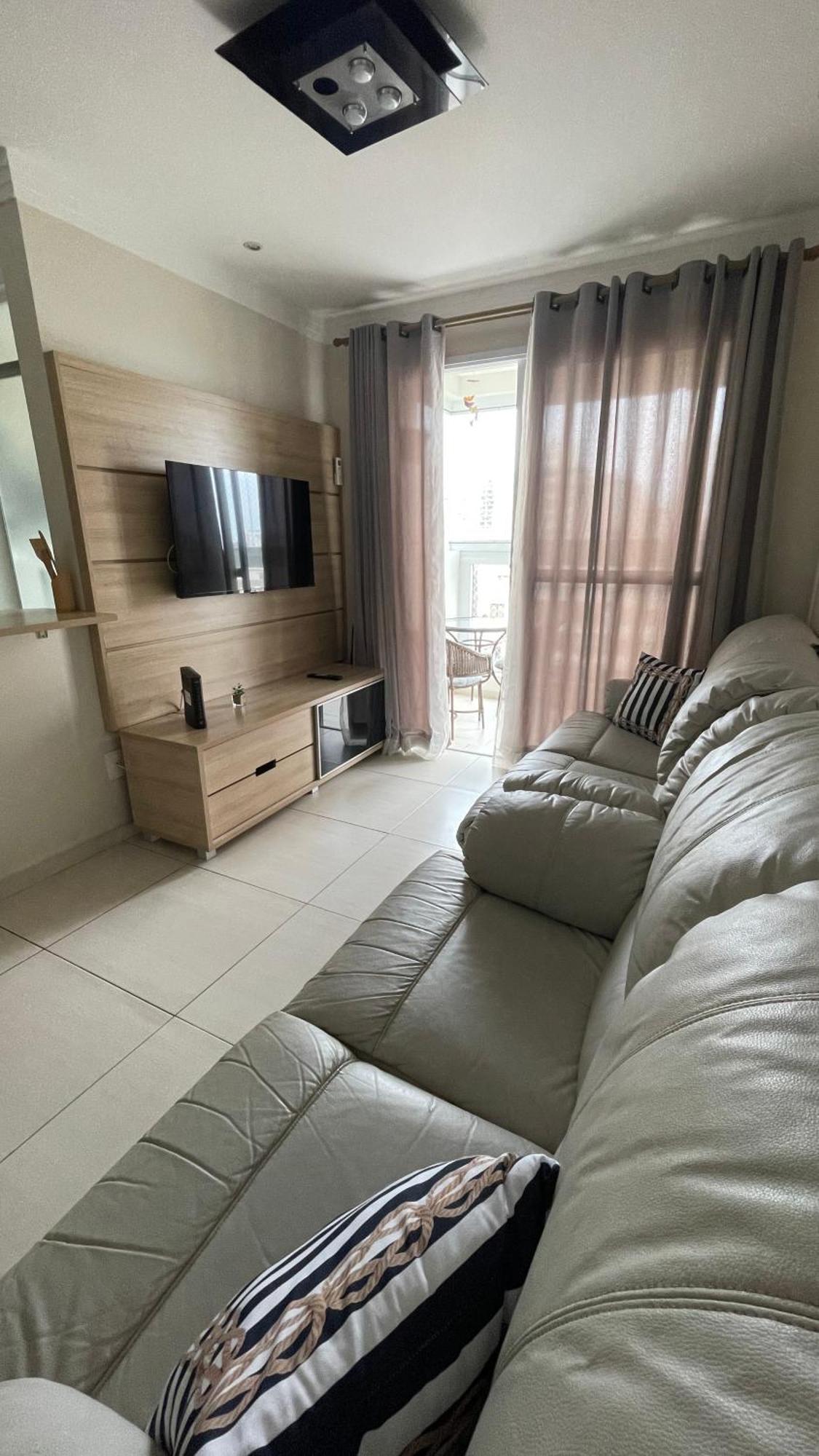 Apartamento Praia Das Asturias Гуаружа Екстер'єр фото